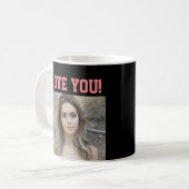 KUSTOM I LIEBE SIE FOTO TASSE FÜR GRANDMA ODER GRA (Vorderseite Links)