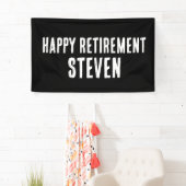 KUSTOM RTIREMENT PARTY BANNER BANNER (Insitu)