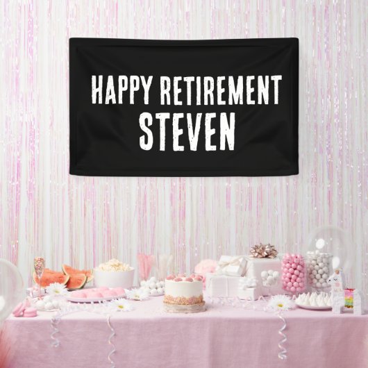 KUSTOM RTIREMENT PARTY BANNER BANNER (Party)
