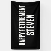 KUSTOM RTIREMENT PARTY BANNER BANNER (Vertikal)