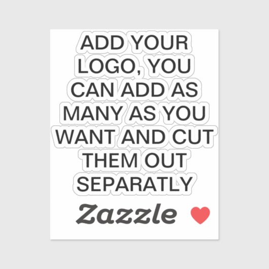 KUSTOM SIZE SKINNY ETIKETTEN (Blatt)