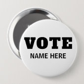 KUSTOM STIMMEN WÄHLER KANDIDATENWAHL BUTTON (Vorne & Hinten)