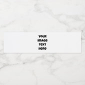 KUSTOM WASSERFLASCHENETIKETT ERSTELLEN SIE IHRE EI (Einzelnes Label)