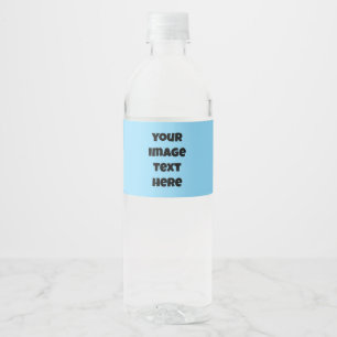 KUSTOM WASSERFLASCHENETIKETT ERSTELLEN SIE IHRE EI