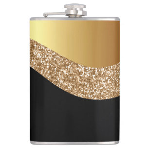 KUSTOM WAVE PATTER SCHWARZ GOLD STAINLESS FLACHMANN