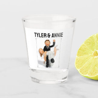 KUSTOM WEDDING SHOT GLASSEN, SPANKKOPF SCHNAPSGLAS