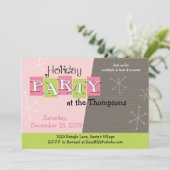 KUSTOMIZE IT - Atomare Retro-Feiertage Einladung (Stehend Vorderseite)