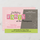 KUSTOMIZE IT - Atomare Retro-Feiertage Einladung (Vorne/Hinten)