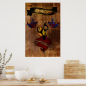 Kut & Dye Poster (Küche)