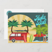 Kuta, Bali Postcard Postkarte (Vorne/Hinten)