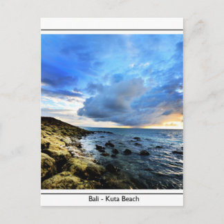 Kuta im Sturm Postkarte