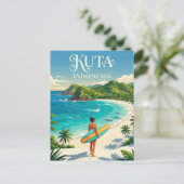 Kuta Indonesien Postkarte (Stehend Vorderseite)