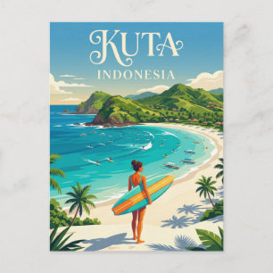 Kuta Indonesien Postkarte