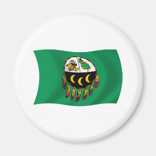 Kutenai-Stammesflaggenmagnet Magnet