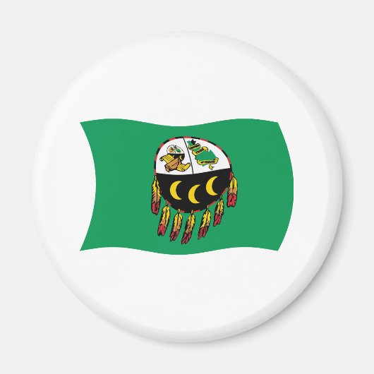 Kutenai Tribe Flag Magnet (Vorne)
