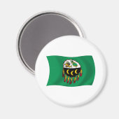 Kutenai Tribe Flag Magnet (Vorderseite/Rückseite)