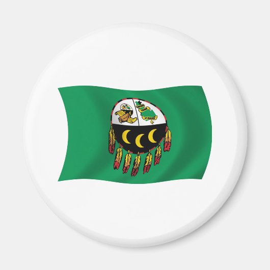 Kutenai Tribe Flag Magnet (Vorne)