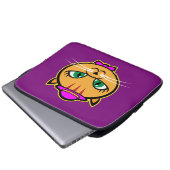 Kutey Kat, 13 Zoll Laptop-Sieb Laptopschutzhülle (Vorne Knopf)