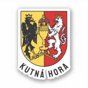 Kutná Hora Wappen, Tschechische Republik Aufkleber