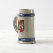 Kutná Hora Wappen, Tschechische Republik Bierglas (Vorderseite Links)