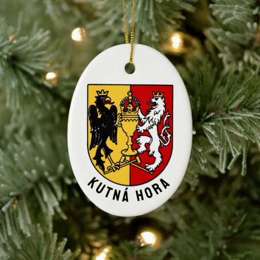 Kutná Hora Wappen, Tschechische Republik Keramik Ornament (Baum)