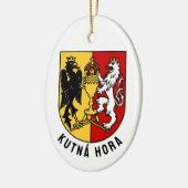 Kutná Hora Wappen, Tschechische Republik Keramik Ornament (Links)