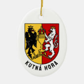 Kutná Hora Wappen, Tschechische Republik Keramik Ornament (Vorne)