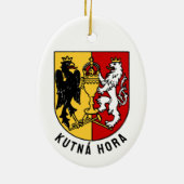 Kutná Hora Wappen, Tschechische Republik Keramik Ornament (Hinten)