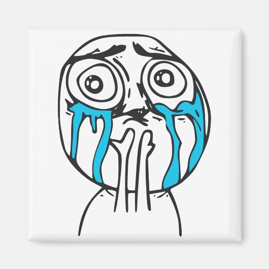 Kutness-Überlastung Niedliche Rassememe Magnet (Vorne)