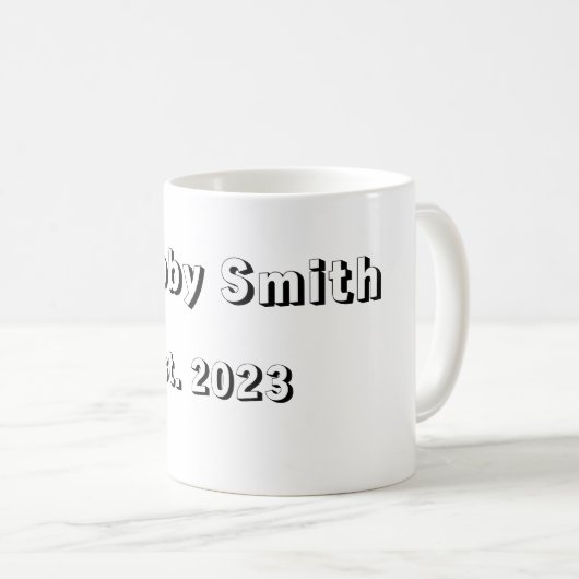 Kutomisierbare Dr. Doctor Abschluss Geschenke Kaffeetasse (VorderseiteRechts)