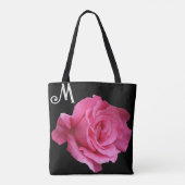 Kutomizierbarer M Name hübsch rosa rosa angesagte  Tasche (Rückseite)