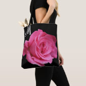 Kutomizierbarer M Name hübsch rosa rosa angesagte  Tasche (Von Nahem)