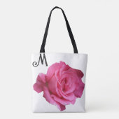 Kutomizierbarer M Name hübsch rosa rosa angesagte Tasche (Rückseite)