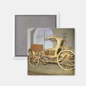 Kutsche der Kaiserin Catherine II Magnet (Vorderseite/Rückseite)