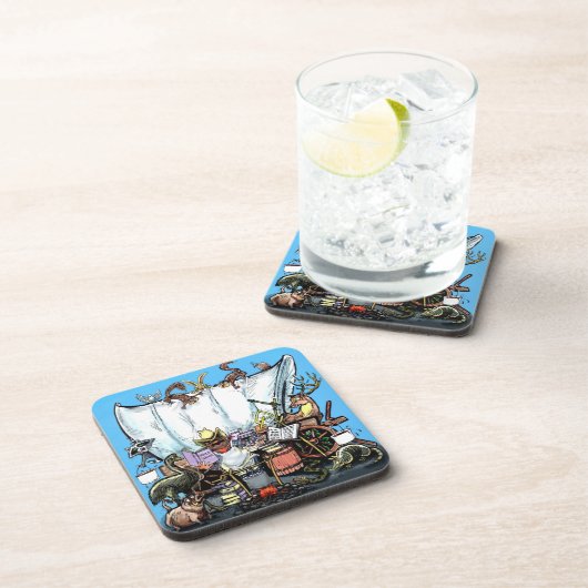 Kutschenwagen Getränkeuntersetzer (Rechte Seite)