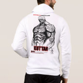 "KUT'TAH MUN" TRANSPARENT Kapuzenpullover.GALAXY R Hoodie (Rückseite)