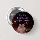 Kutting Riff-Erholungsort im August 2016 Button (Vorne & Hinten)