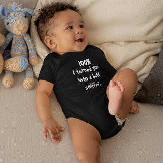Kutze Lustige 100% Ich habe dich zu einem Arschlec Baby Strampler