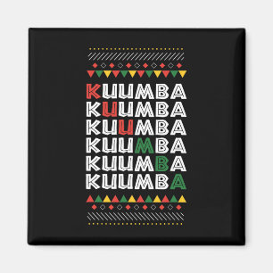 Kuumba Kwanzaa Grundsatz Afrikanischer amerikanisc Magnet