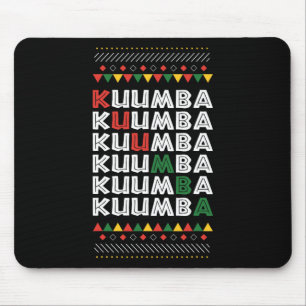 Kuumba Kwanzaa Grundsatz Afrikanischer amerikanisc Mousepad