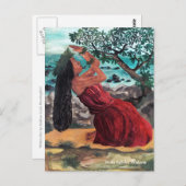 Kuuwehi hula kamani tree, postkarte (Vorne/Hinten)
