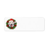 Kuvasz Christmas Wreath (Vorne)