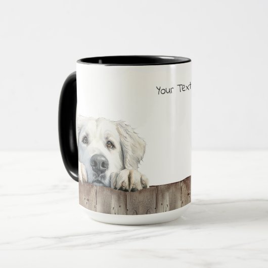 Kuvasz Dog Tasse (Vorderseite Links)