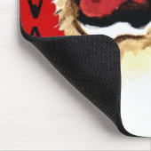 Kuvasz Farbblock Mousepad (Ecke)