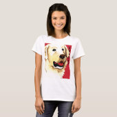Kuvasz Farbblock T-Shirt (Vorne ganz)