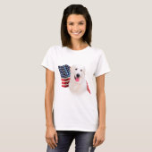 Kuvasz Flag T-Shirt (Vorne ganz)