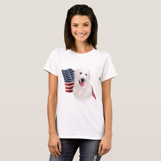 Kuvasz Flag T-Shirt (Vorne ganz)