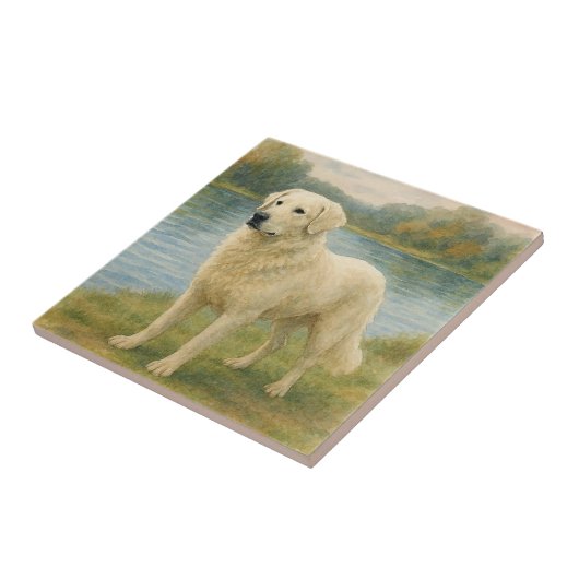 Kuvasz Fliese (Seite)