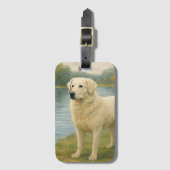 Kuvasz Gepäckanhänger (Vorderseite Vertikal)