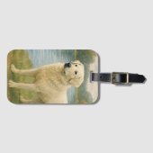 Kuvasz Gepäckanhänger (Vorderseite (Horizontal))